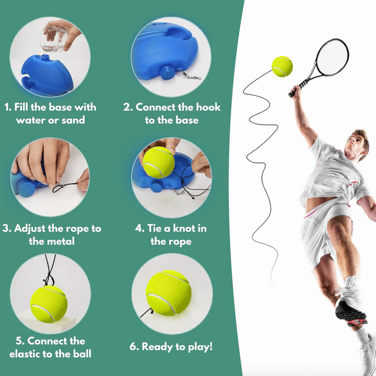 BOUNCEBACK PRO TENNIS TRAINER
